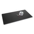 Desktop Organizers | Artistic LT91-2MS 17 in. x 12 in. Rhinolin II Desk Pad with Antimicrobial Protection - Black image number 1