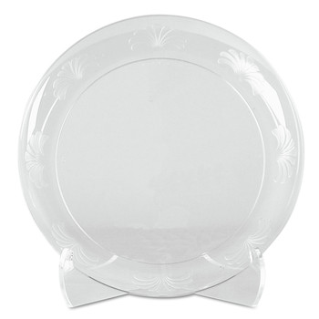 WNA WNA DWP6180 6 in. Diameter Designerware Plastic Plates - Clear (18/Pack, 10 Packs/Carton)