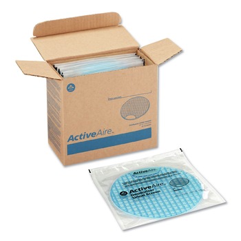 ODOR CONTROL | Georgia Pacific Professional 48270 ActiveAire Deodorizer Urinal Screen - Coastal Breeze Scent, Blue (12/Carton)