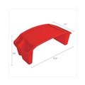Office Desks & Workstations | Deflecto 39502RED 23.35 in. x 12 in. x 8.53 in. Antimicrobial Rectangular Lap Desk - Red image number 3