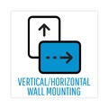 White Boards | MasterVision CLK030203 11 in. x 14 in. Magnetic Dry Erase Board - White Surface/Plastic Frame image number 3