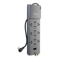 Surge Protectors | Belkin BE112234-10 Professional Series 3996 J 12 AC Outlets 10 ft. Cord SurgeMaster Surge Protector - Dark Gray image number 1
