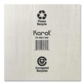 Food Trays, Containers, and Lids | Karat FP-PBF12W 12 in. x 12 in. x 1.97 in. Corrugated Paper Boxes - White/Brown (50/Bundle) image number 3