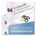 Binders | Cardinal 43130 11 in. x 8.5 in. 3 in. Capacity 3 Rings FreeStand Easy Open Locking Slant-D Ring Binder - White image number 3
