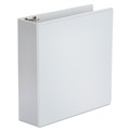 Binders | Universal UNV20992 3 in. Capacity 11 in. x 8-1/2 in. Round 3 Ring Economy View Binder - White image number 2