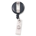 Label & Badge Holders | Advantus 75407 24 in. Extension Deluxe Retractable ID Reel with Badge Holder - Black (12/Box) image number 1