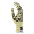 Cleaning Gloves | MCR Safety 9396L CutPro Kevlar Gloves 9396 Yellow/Black Large Pair image number 1