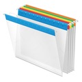 File Folders | Pendaflex 55708 1/5-Cut Tabs Letter Size Poly Hanging Folders - Assorted Colors (25/Box) image number 0