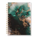 Notebooks & Pads | AT-A-GLANCE 1758200 8.5 in. x 5.5 in. 12-Month (Jan-Dec 2026) Emerald Isle Weekly/Monthly Planner - Green Marbled Cover image number 3