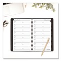 Notebooks & Pads | AT-A-GLANCE 80-011-05 (100 Sheets) 4.78 in. x 8 in. Telephone/Address Book - Black Simulated Leather image number 1