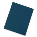 File Jackets & Sleeves | Fellowes Mfg Co. 52145 11.25 in. x 8.75 in. Executive Leather-Like Unpunched Presentation Cover - Navy (50/Pack) image number 1