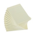 Sticky Notes & Post it | Universal UNV28073 4 in. x 6 in. Note Ruled Recycled Self-Stick Note Pads - Yellow (12 Pads/Pack) image number 0