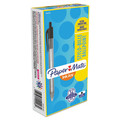 Pens | Paper Mate 1951254 InkJoy 100 RT Medium 1 millimeter Retractable Ballpoint Pen - Black Ink/Smoke/Black Barrel (1-Dozen) image number 1