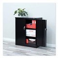 Office Filing Cabinets & Shelves | Alera CM4218BK 36 in. x 18 in. x 42 in. Assembled High Storage Cabinet with Adjustable Shelves - Black image number 6