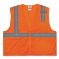Safety & First Aid | Ergodyne 21049 GloWear 8210Z Class 2 Economy Mesh Vest Polyester Orange 4X-Large/5X-Large image number 0