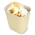 Trash & Waste Bins | Rubbermaid Commercial FG254300BEIG 7 gal. Fiberglass Wastebasket - Beige image number 3