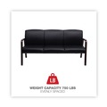 Office Furniture & Lighting | Alera ALERL2319M Reception Lounge WL Series 65.13 in. x 26.13 in. x 33 in. 3-Seat Sofa - Black image number 7