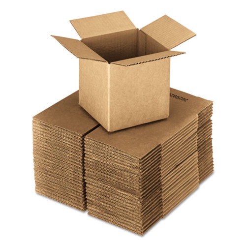 Mailing Boxes & Tubes | Universal UFS181818 18 in. x 18 in. x 18 in. Regular Slotted Container Cubed Fixed-Depth Shipping Boxes - Brown Kraft (20/Bundle) image number 0