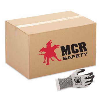 MCR Safety 92754BPL Cut Pro 92754BP Gloves - Large Black/Gray (1-Dozen)
