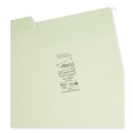 File Folders | Smead 64032 1/3-Cut Tabs Letter Size Erasable FasTab Hanging Folders - Moss (20/Box) image number 3
