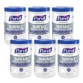 Cleaners & Chemicals | PURELL 9342-06 1-Ply 7 in. x 8 in. Fresh Citrus Professional Surface Disinfecting Wipes - White (6 Canisters/Carton) image number 0