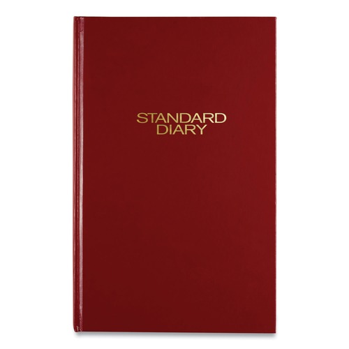 Notebooks & Pads | AT-A-GLANCE SD37613 (200 Sheets) 2026 Edition 12 in. x 7.75 in. Wide/Legal Rule Standard Daily Diary - Red Cover image number 0