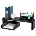 Desktop Organizers | Fellowes Mfg Co. 8038801 Designer Suites 26 in. x 7 in. x 6.75 in. Shelf with 30-lb. Capacity - Black Pearl image number 2