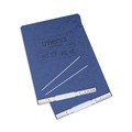 Binders | Universal A7011723A 9.5 in. x 11 in. 6 in. Capacity 2 Posts Pressboard Hanging Binder - Blue image number 2