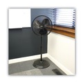 Alera | Alera ALEFANP16B 120V 0.37 Amp 3-Speed 16 in. Pedestal Stand Fan - Black image number 4