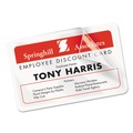 Label & Badge Holders | Avery 05361 2-1/4 in. x 3-1/2 in. Laminated Laser/Inkjet ID Cards - White (30/Box) image number 1