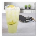 Cups and Lids | Dart 32AC 32 oz. Ultra Clear Pedestal Plastic PET Cups - Clear (500/Carton) image number 5