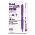 Pens | Pentel BL107-V 0.7 mm EnerGel-X Gel Pen - Medium/Violet Ink/Translucent Violet/Violet Barrel (1-Dozen) image number 1
