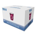  | SOLO OF8BI-0041 8 oz. Paper Bistro Design Hot Drink Cups - Maroon (500/Carton) image number 2