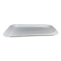 Food Trays, Containers, and Lids | GEN 4SWH 9.5 in. x 7.25 in. x 0.5 in. No. 4S Foam Meat Trays - White (500/Carton) image number 1