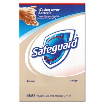 Safeguard 08833 Light Scent 4 oz. Deodorant Bar Soap (48-Piece/Carton)