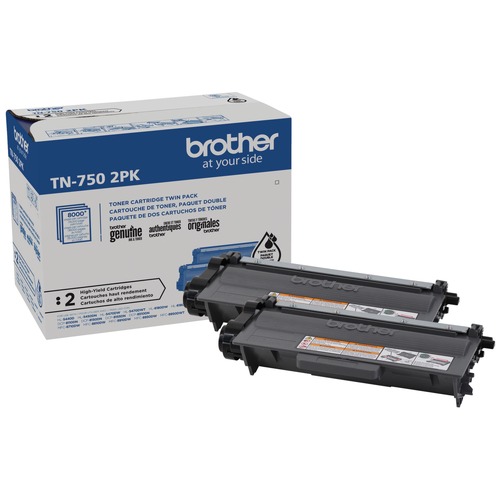 Ink & Toner | Brother TN7502PK 8,000 Page-Yield High-Yield Toner - Black (2/Pack) image number 0
