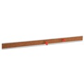 Mailroom Equipment | Universal UNV43424 24 in. x 1 in. Cork Bulletin Bar - Brown Surface, Silver Aluminum Frame image number 0