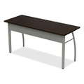 Office Desks & Workstations | Linea Italia LITTR742MOC Trento Line 59.13 in. x 23.63 in. x 29.5 in. Rectangular Desk - Mocha image number 1