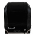 Paper & Dispensers | Boardwalk T7470BKBW 13.25 in. x 10.25 in. x 16.25 in. Hands Free Mechanical Towel Dispenser - Black image number 1