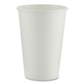 Cups and Lids | Dixie 2346W 16 oz. Paper Hot Cups - White (50/Sleeve, 20 Sleeves/Carton) image number 3