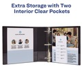 Back to School Sale | Avery 19701 11 in. x 8.5 in. 3 Rings 2 in. Capacity Showcase Economy View Binders with Slant Rings - White image number 3