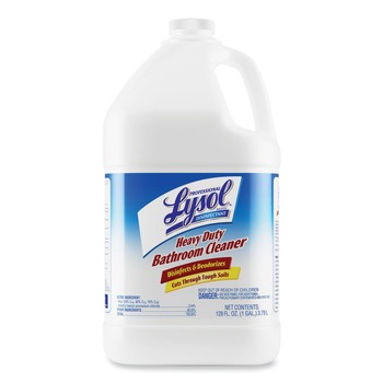 Professional LYSOL Brand 36241-94201 1 Gallon Bottle Disinfectant Heavy-Duty Bathroom Cleaner Concentrate - Fresh Lime