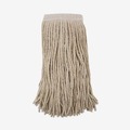  | Boardwalk BWK324C 24 oz. Premium Saddleback Cotton Fiber Mop Head - White (12/Carton) image number 2