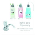 Soap Dispensers | GOJO Industries 8500-01 1,500 mL/2,300 mL 4.5 x 11.88 x 4.5 CX Counter Mount Foam Soap Dispenser - Chrome image number 4