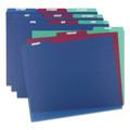 File Folders | Pendaflex 40144 8.5 x 11 Poly 1/3-Cut Top Tab January-December File Guides - Assorted Colors (12/Set) image number 2