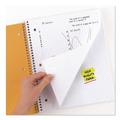 Notebooks & Pads | Five Star 06190 11 in. x 8.5 in. 1-Subject Quadrille Rule Wirebound Notebook with 2 Pockets - Assorted Cover (100 Sheets) image number 3