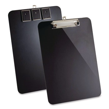  | Officemate 83215 Plastic Magnetic Clipboard, 1.5-in Clip Capacity, Holds 8 x 11.5 Sheets, Black