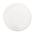 Bowls and Plates | Dart 9PWQR 9 in. Diameter Quiet Classic Laminated Foam Dinnerware Plate - White (125/Pack) image number 0