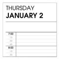 Back to School Sale | AT-A-GLANCE 7022205 12-Month: Jan 2026 to Dec 2026 11 in. x 8 in. 2-Person Group Daily Appointment Book - Black Cover image number 3