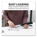 Back to School Sale | Fellowes Mfg Co. 5014801 LX890 0.25 in./0.31 in. Staples 40-Sheet Capacity Handheld Plier Stapler with Antimicrobial Protection - Black/White image number 5